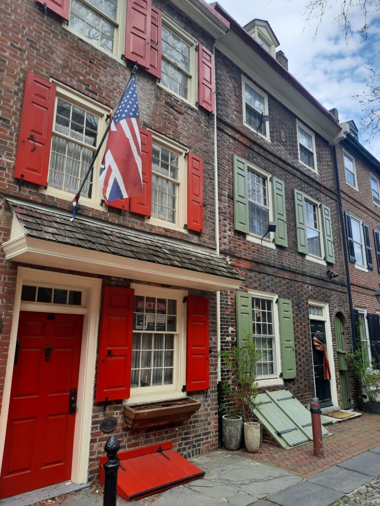 House on Elfreth's Alley in Philadelphia