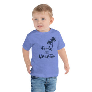 Toddler Family Vacation 2022 Short Sleeve Tee