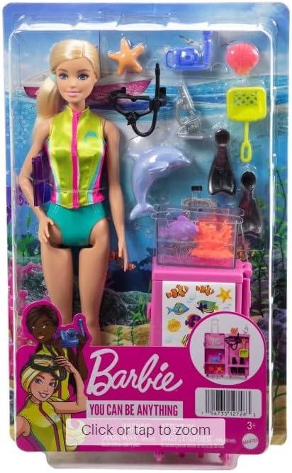 best gifts for a child who likes marine life and aquariums - barbie marine biologist blonde