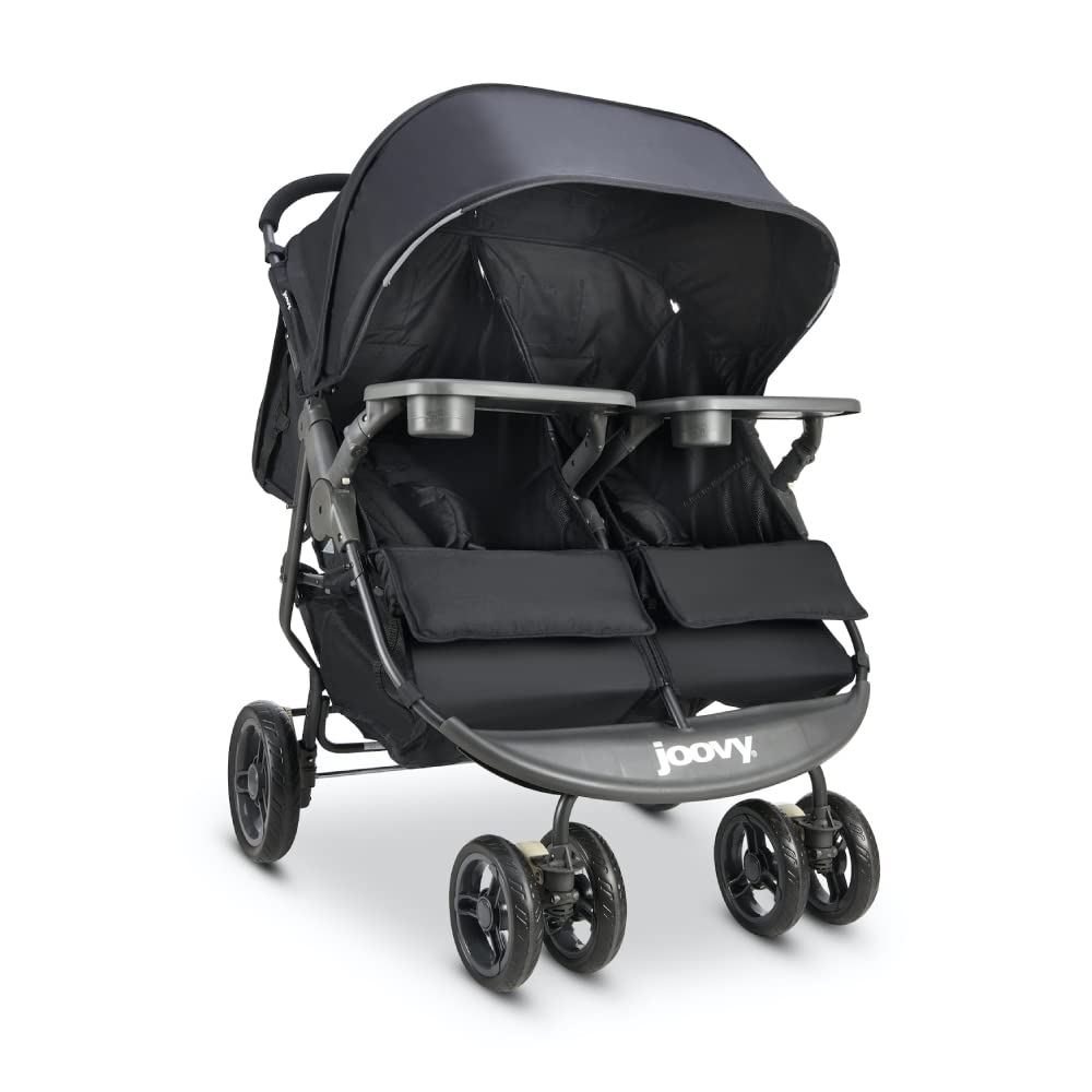 The best double stroller for travel 2024 - Joovy Scooter X2 Side by Side Double Stroller