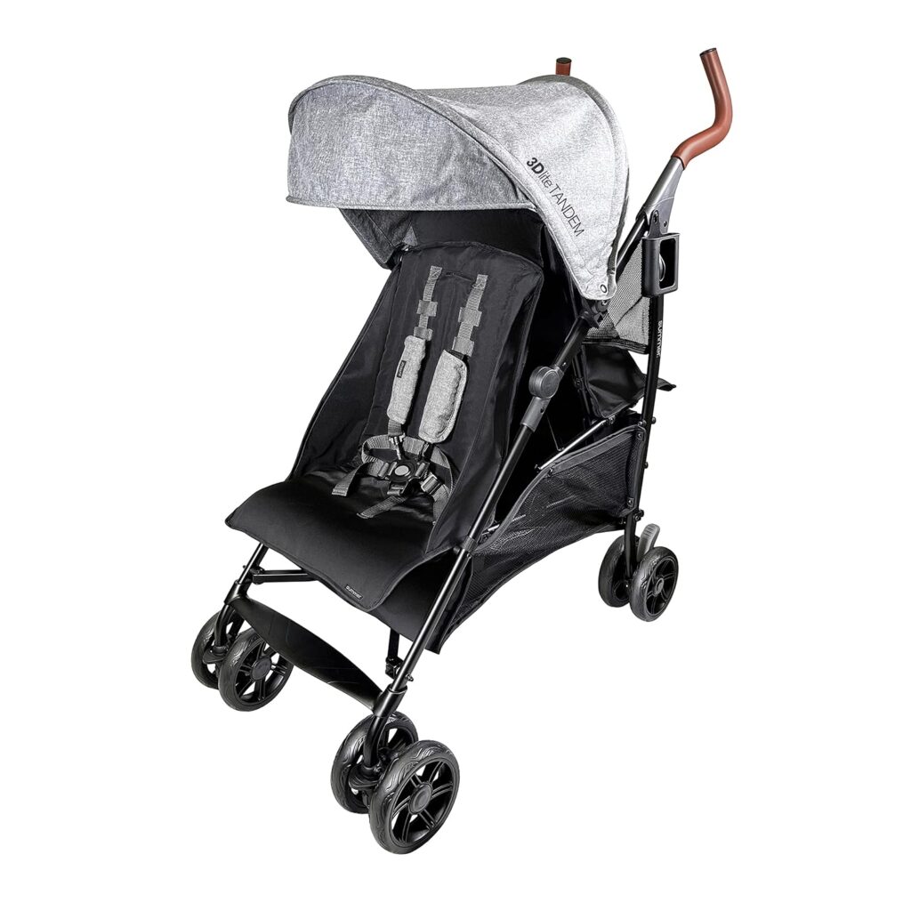 The best double stroller for travel 2024 - Summer Infant 3D Tandem Convenience Double Stroller 