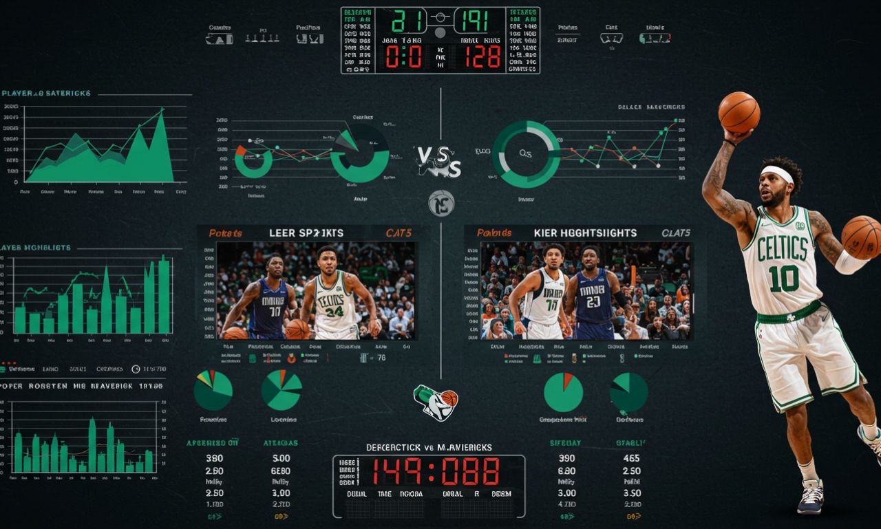 Boston Celtics vs Dallas Mavericks Match Player Stats