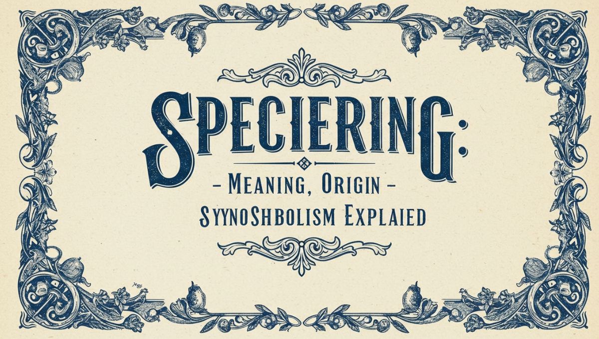 Speciering